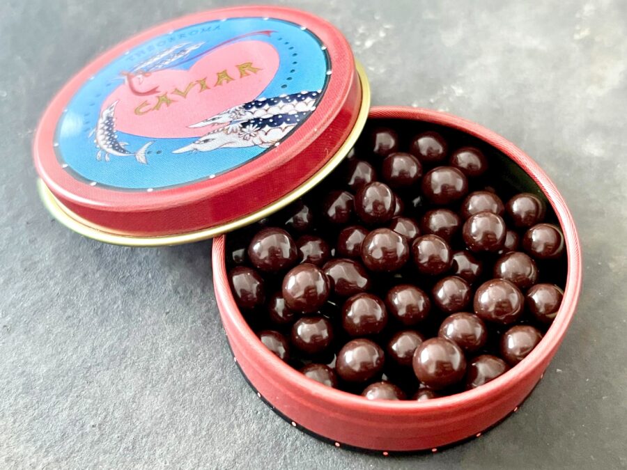 テオブロマのミニキャビアのダークチョコレート